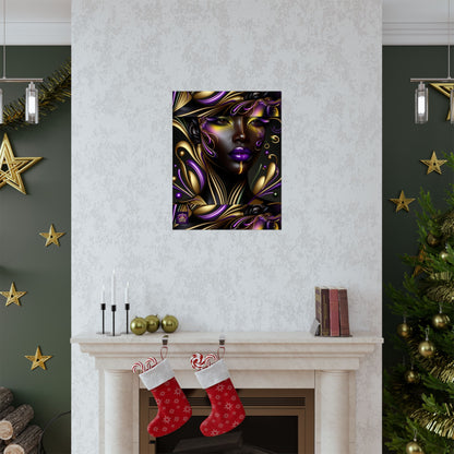 Purrple Reign Matte Vertical Posters #PR7