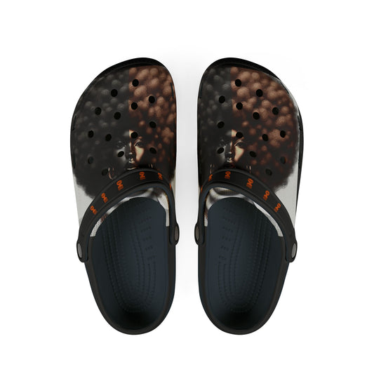 Afro Power EVA Foam Rubber Shoes (AOP) #AP5