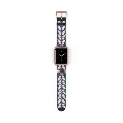 Colorful Butterfly Beauty Watch Band, Adjustable Smartwatch Strap, Floral Pattern, Unique Gift, Spring Fashion Must-Have #BB1