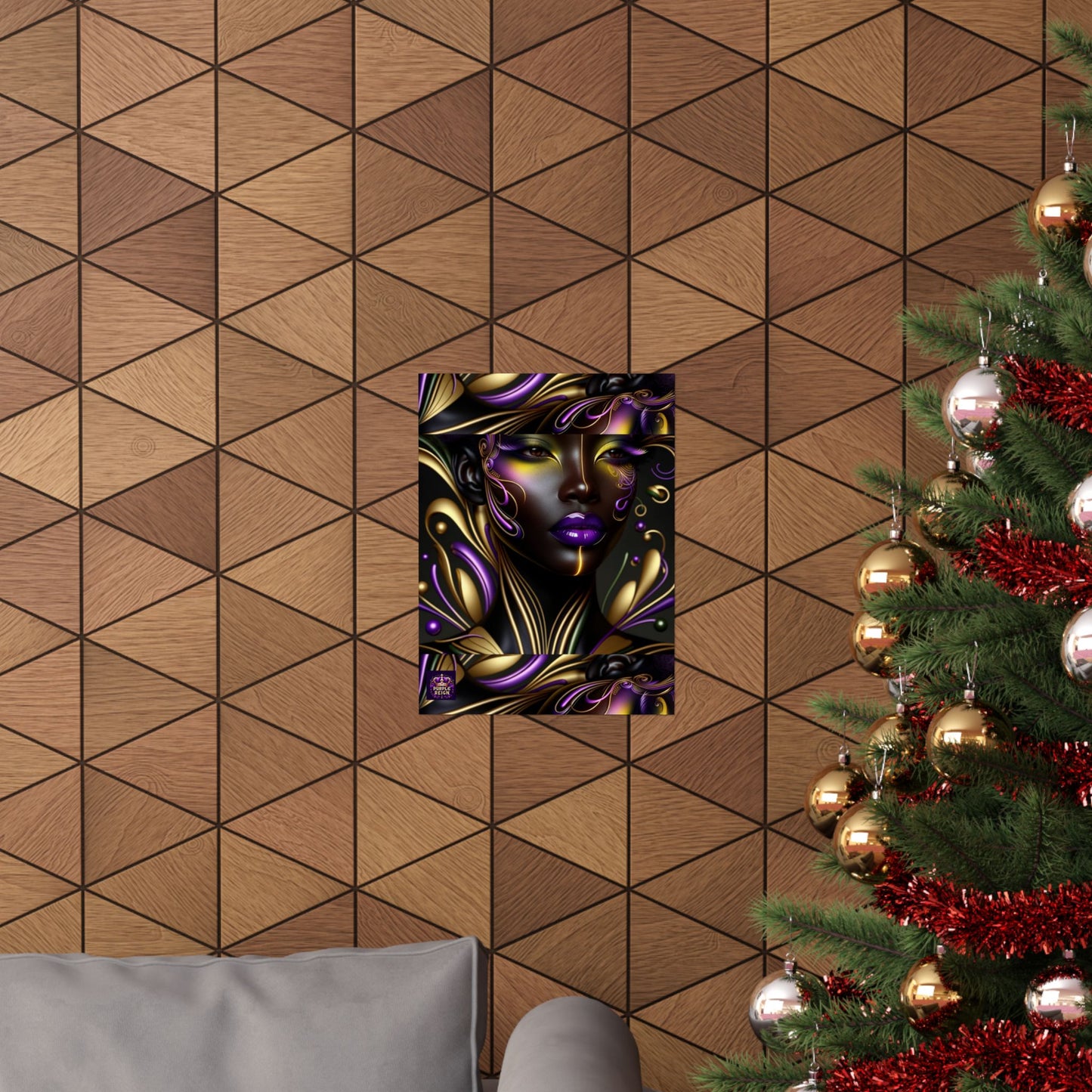 Purrple Reign Matte Vertical Posters #PR7
