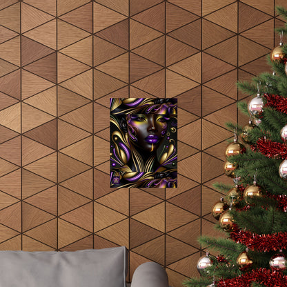 Purrple Reign Matte Vertical Posters #PR7