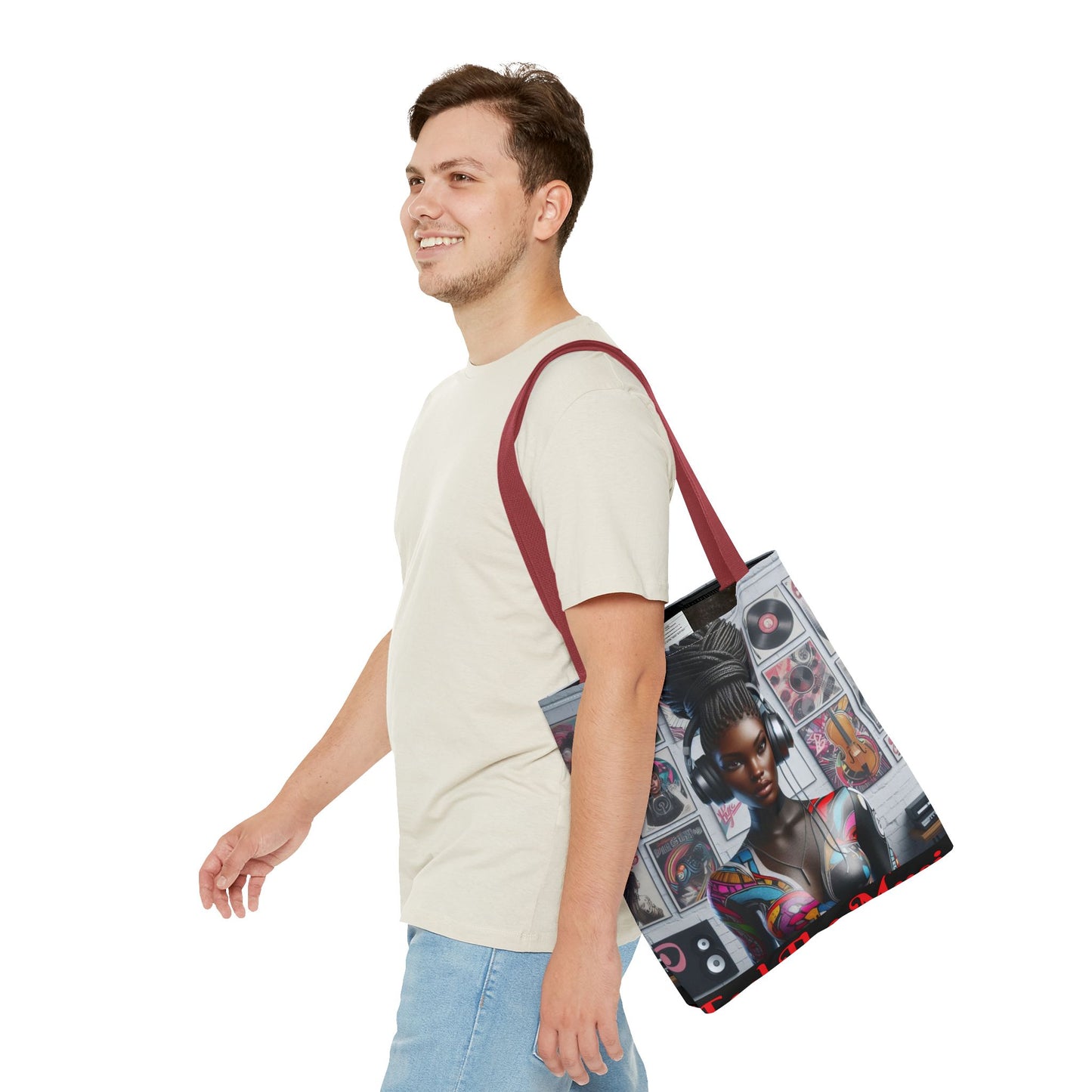 Feel The Music Tote Bag (AOP) #FM20