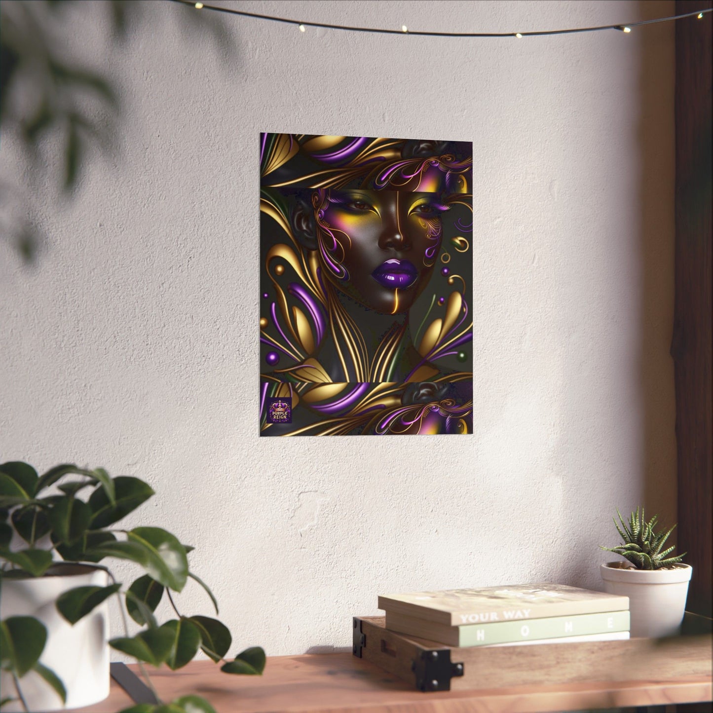 Purrple Reign Matte Vertical Posters #PR7