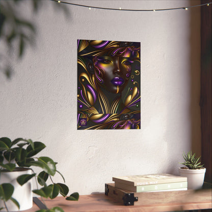 Purrple Reign Matte Vertical Posters #PR7