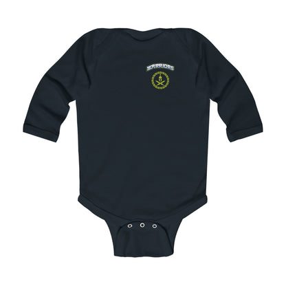 Warriors Infant Long Sleeve Bodysuit #1IU