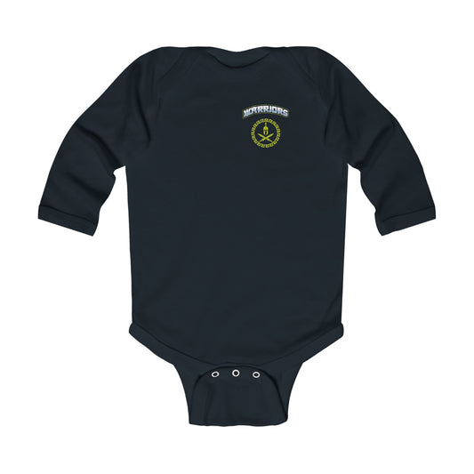 Warriors Infant Long Sleeve Bodysuit #1IU