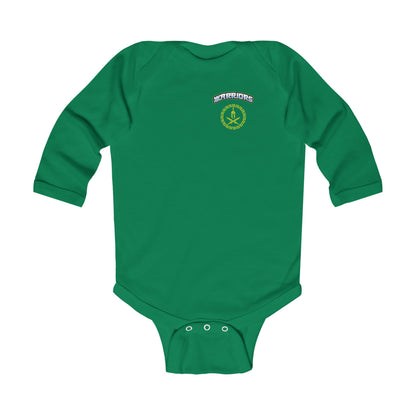 Warriors Infant Long Sleeve Bodysuit #1IU