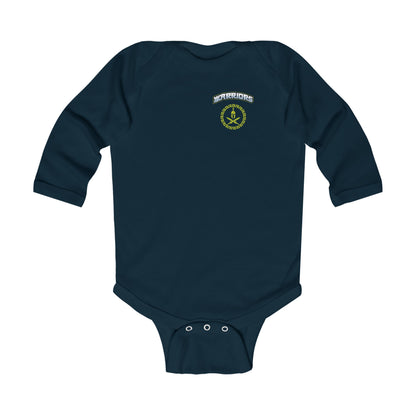 Warriors Infant Long Sleeve Bodysuit #1IU