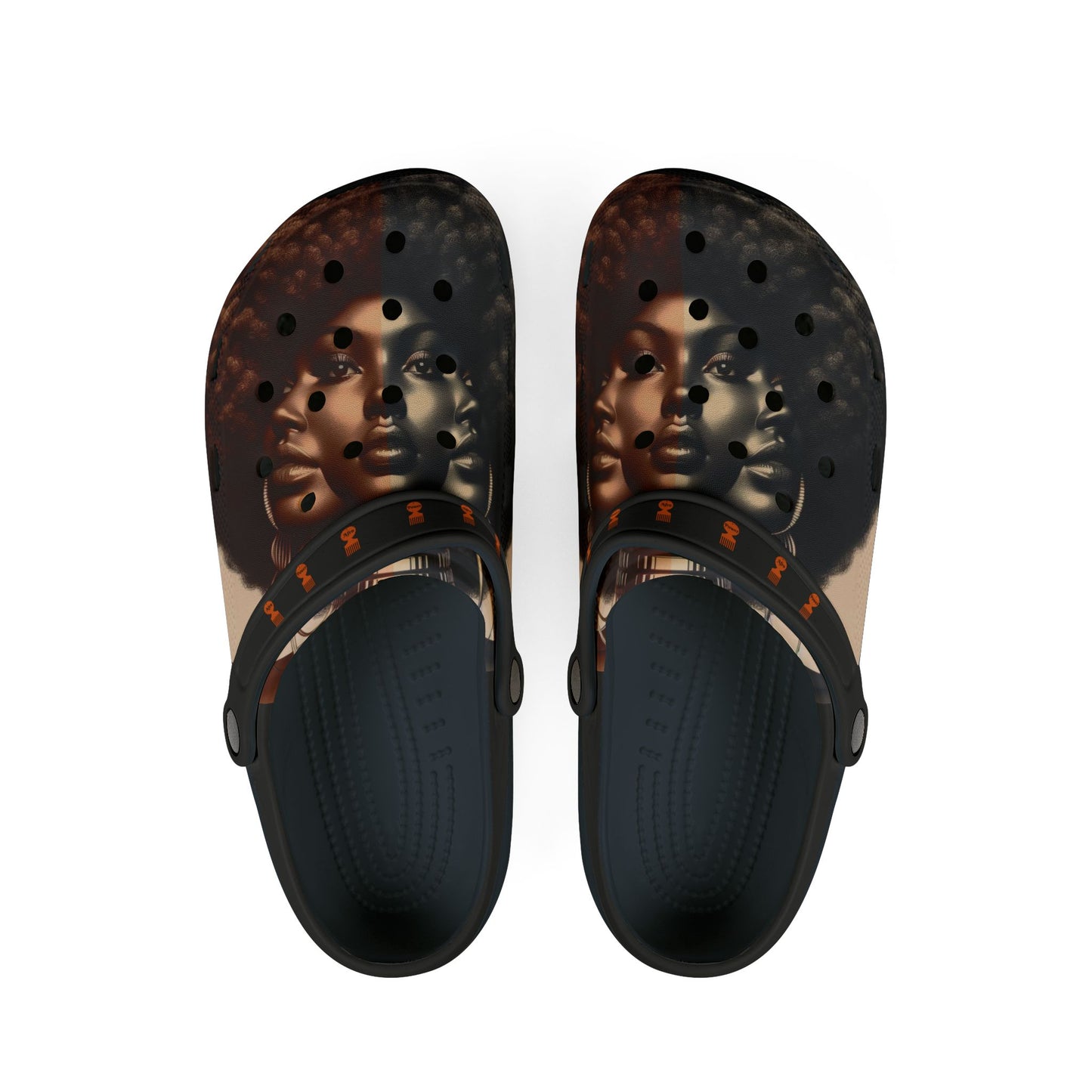 Afro Power EVA Foam Rubber Shoes (AOP) #AP7