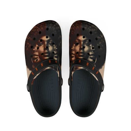 Afro Power EVA Foam Rubber Shoes (AOP) #AP7