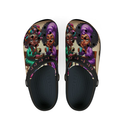 Monday Vibes EVA Foam Rubber Shoes (AOP) #MV2