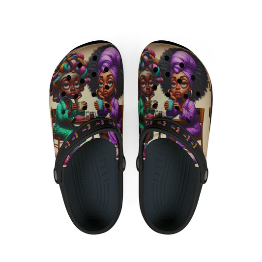 Monday Vibes EVA Foam Rubber Shoes (AOP) #MV2