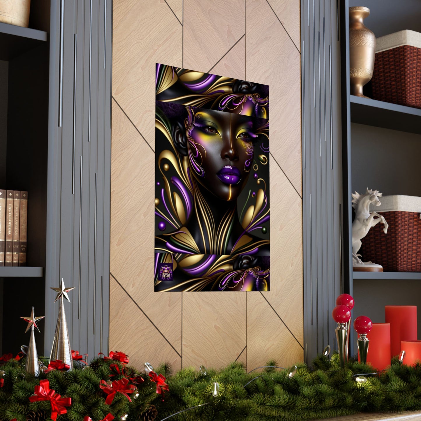 Purrple Reign Matte Vertical Posters #PR7