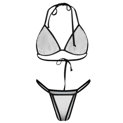 2-Piece Thong Triangle Bikini Set J195D57 (All-Over Printing)