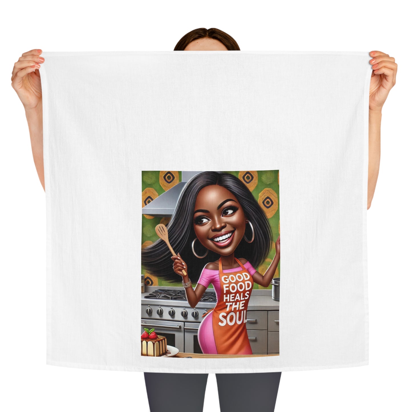 Soulful Bites and Kitchen Delights Tea Towel #APH1