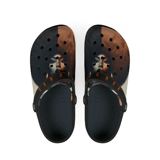 Afro Power EVA Foam Rubber Shoes (AOP) #AP13