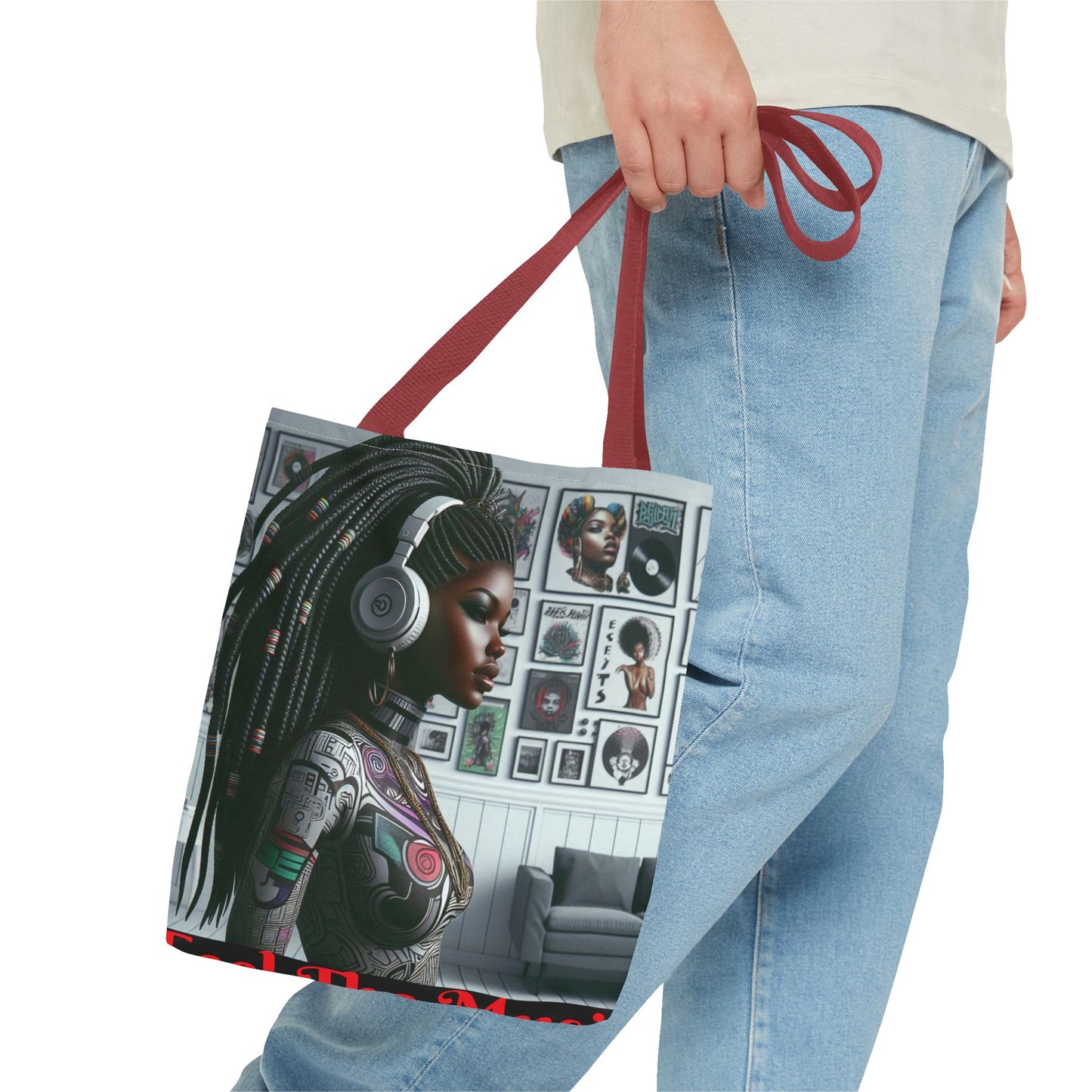 Feel The Music Tote Bag (AOP) #FM5