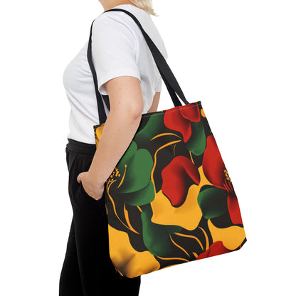 Vibrant Floral Tote Bag Trendy Shopping Tote Eco-Friendly Carry-All Perfect for Summer Gift for Her and Him