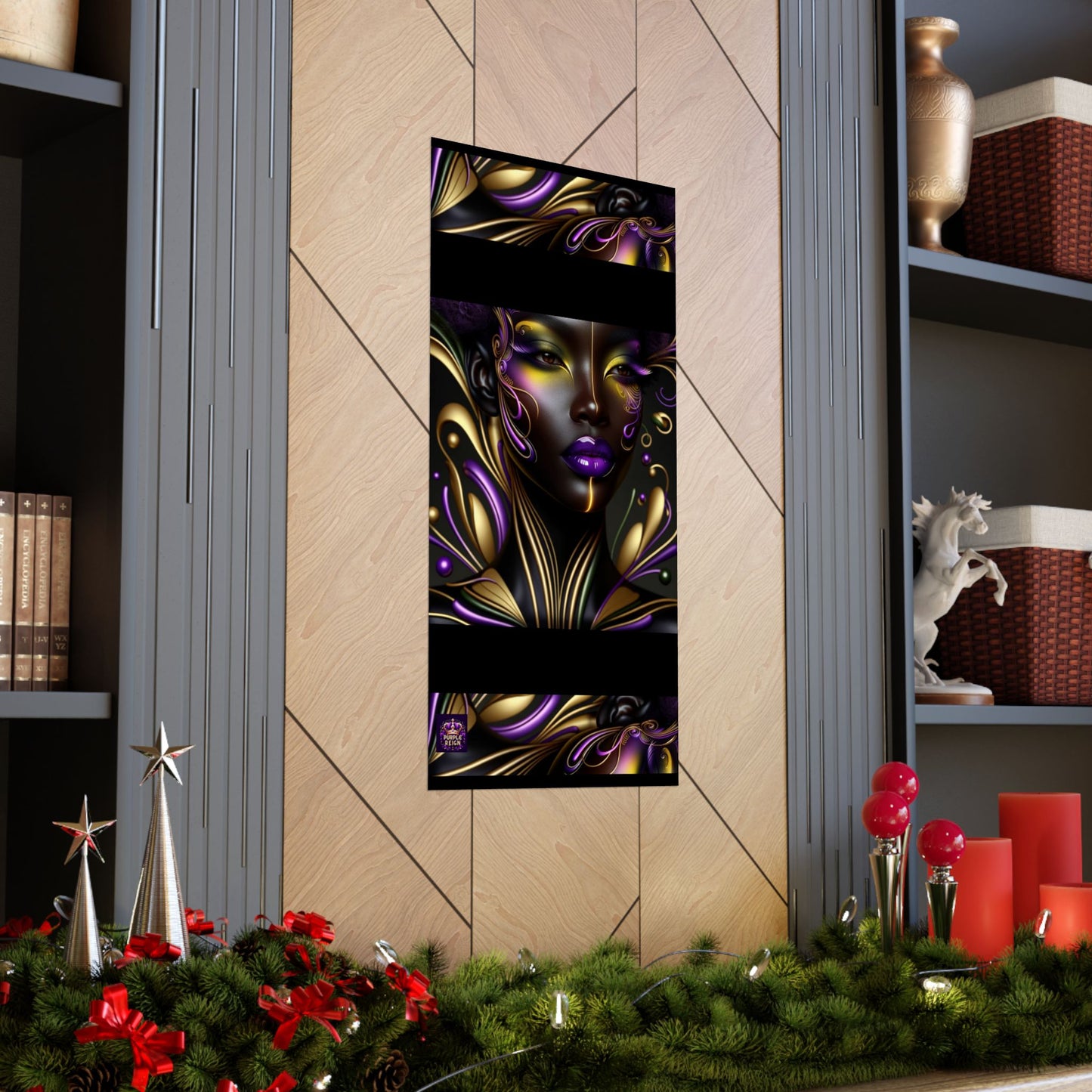 Purrple Reign Matte Vertical Posters #PR7