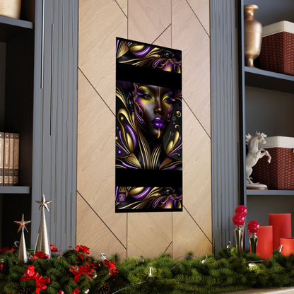 Purrple Reign Matte Vertical Posters #PR7