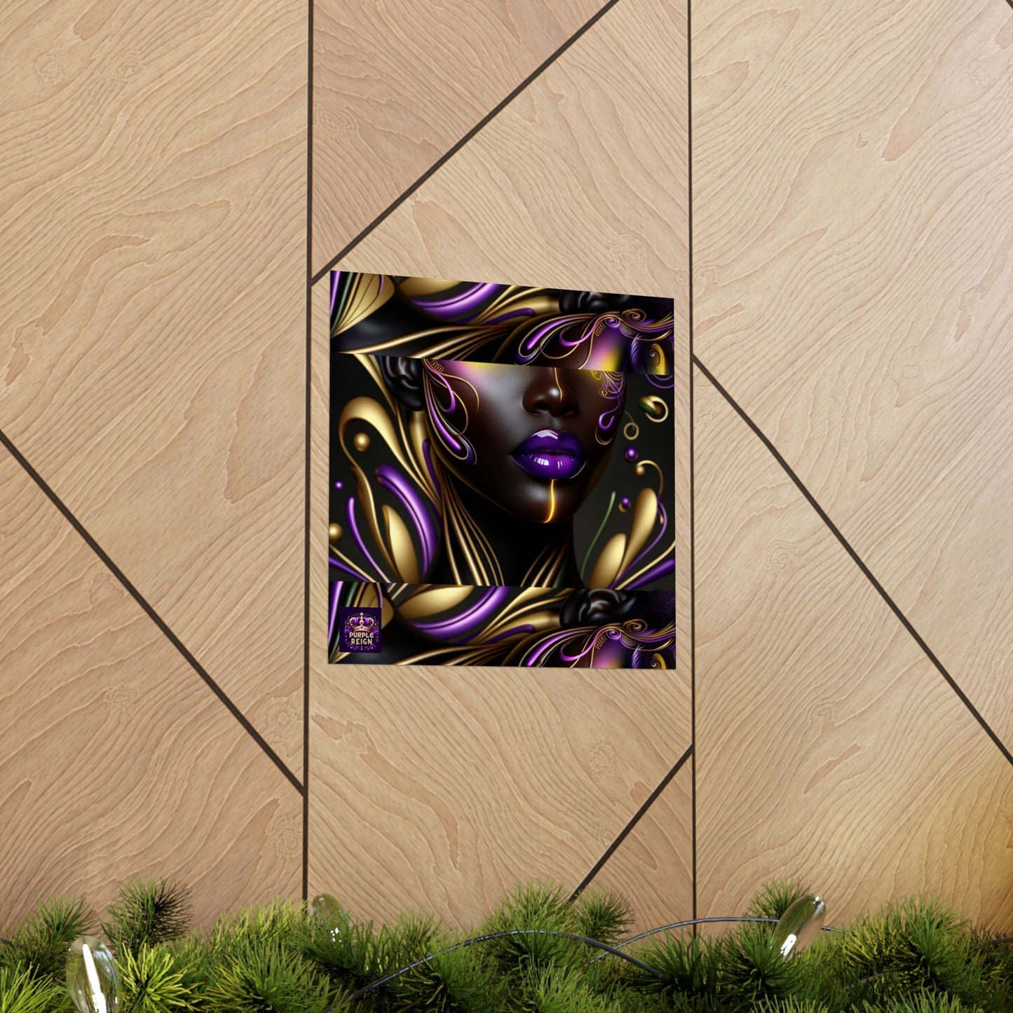 Purrple Reign Matte Vertical Posters #PR7
