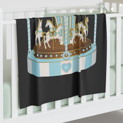 Merry Go Around Baby Swaddle Blanket #MGA1