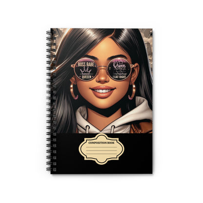 Back to School Affirmations Spiral Notebook - Ruled Line #59