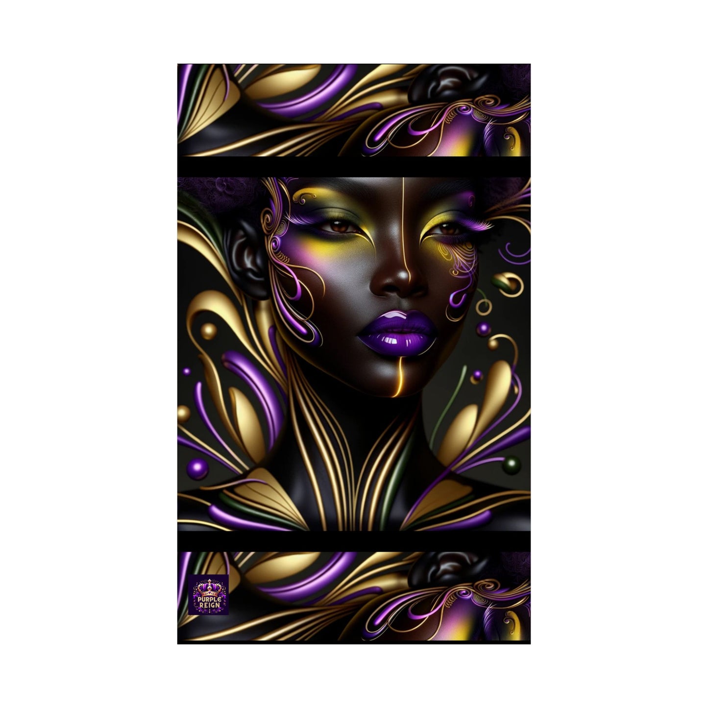 Purrple Reign Matte Vertical Posters #PR7