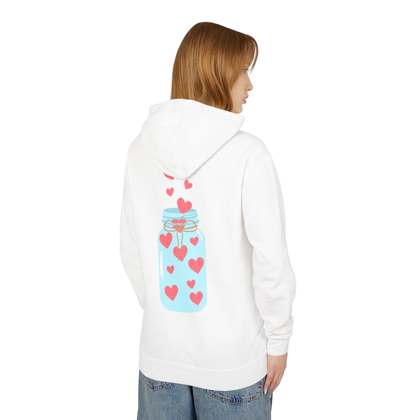 Affirmations Unisex Lightweight Hooded Sweatshirt #AU5