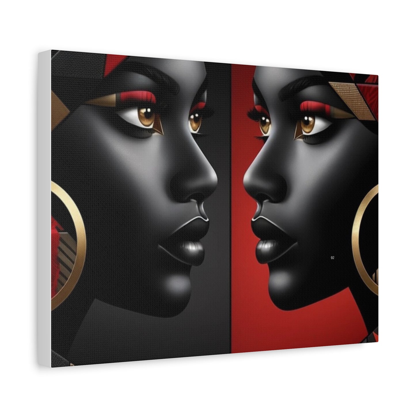 Dual Faced Matte Canvas, Stretched, 1.25" #DF1