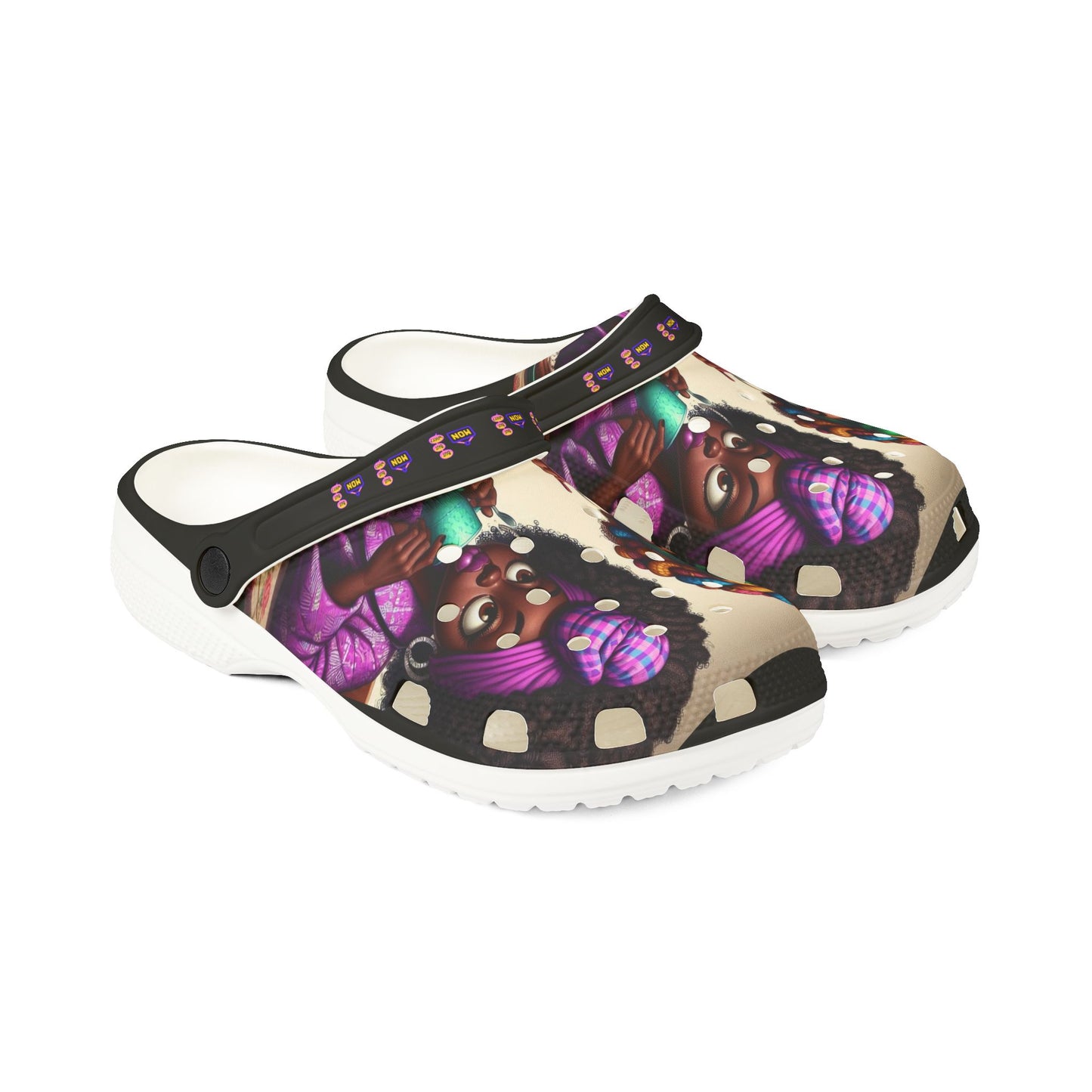 Monday Vibes EVA Foam Rubber Shoes (AOP) #MV6