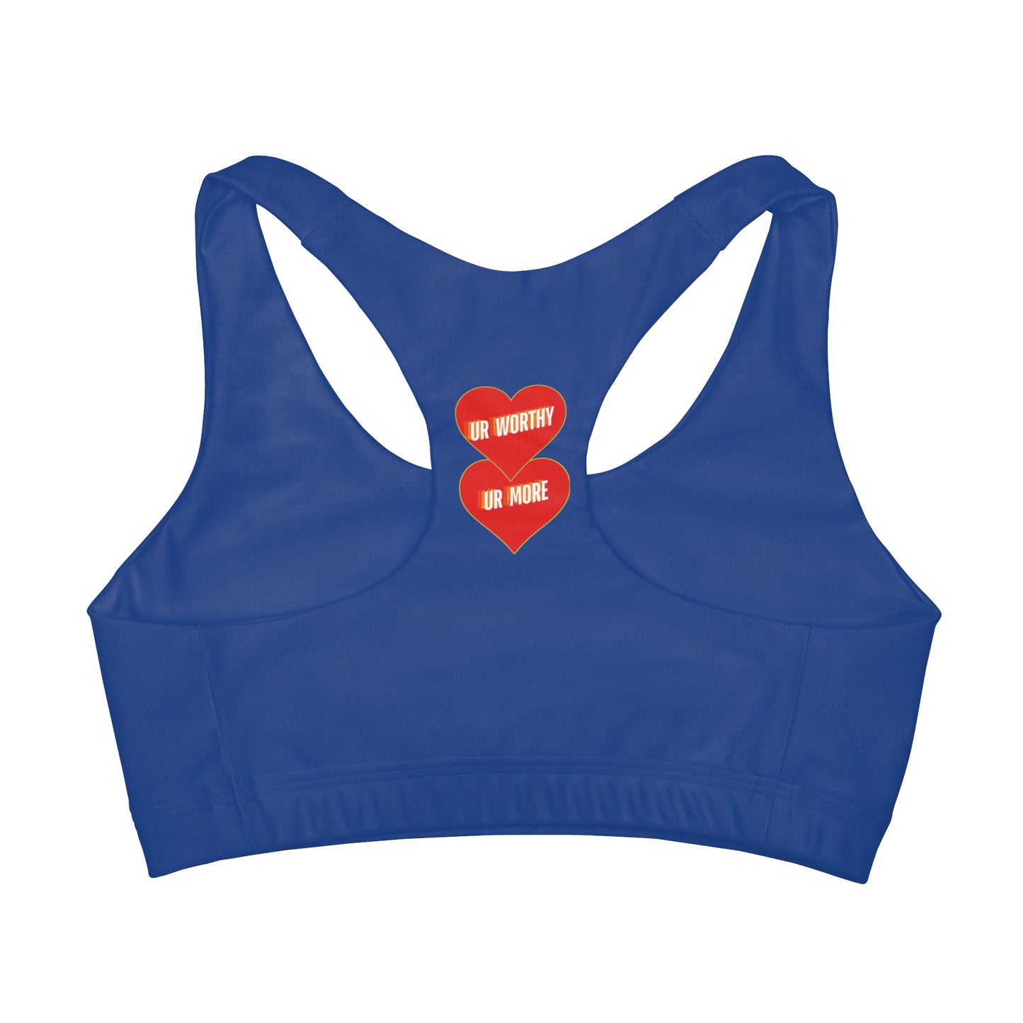 UR Worthy-UR More Girls' Double Lined Seamless Sports Bra (AOP) #15