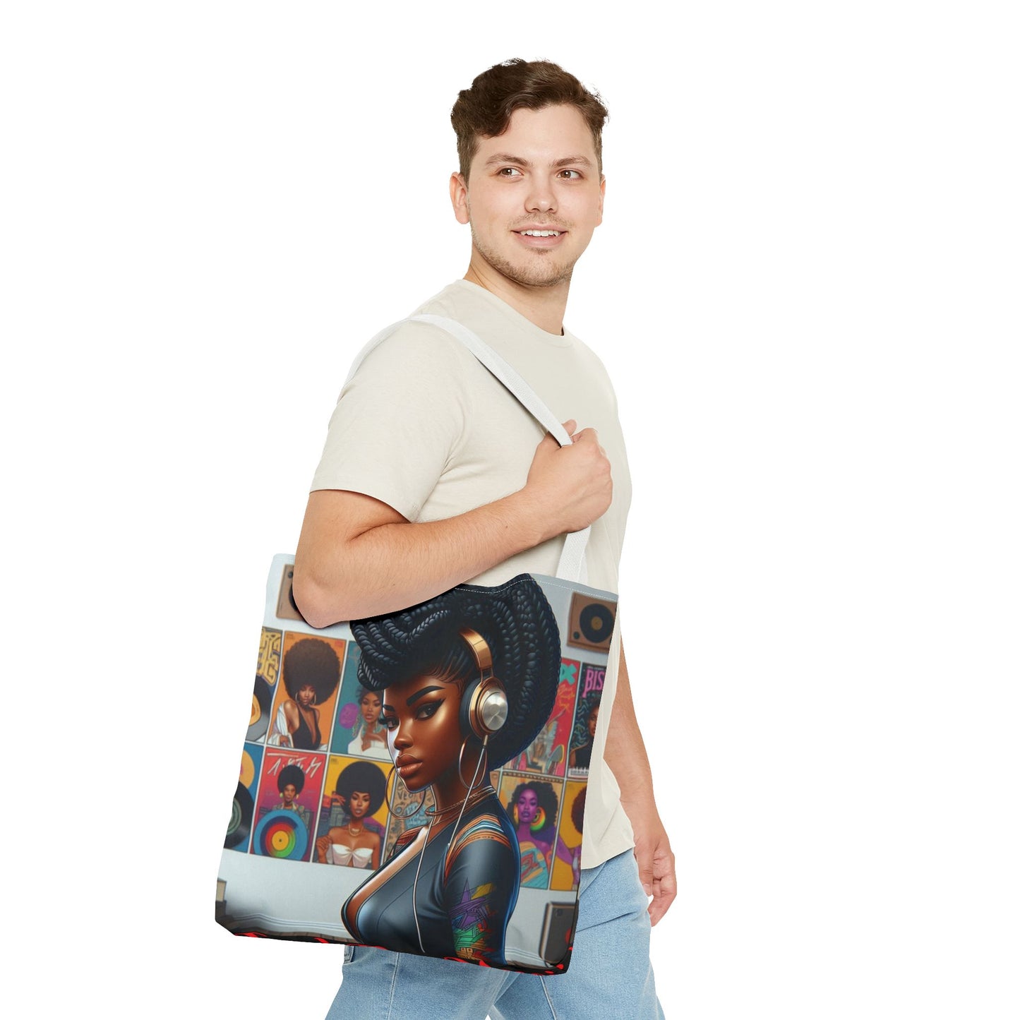 Feel The Music Tote Bag (AOP) #FM8
