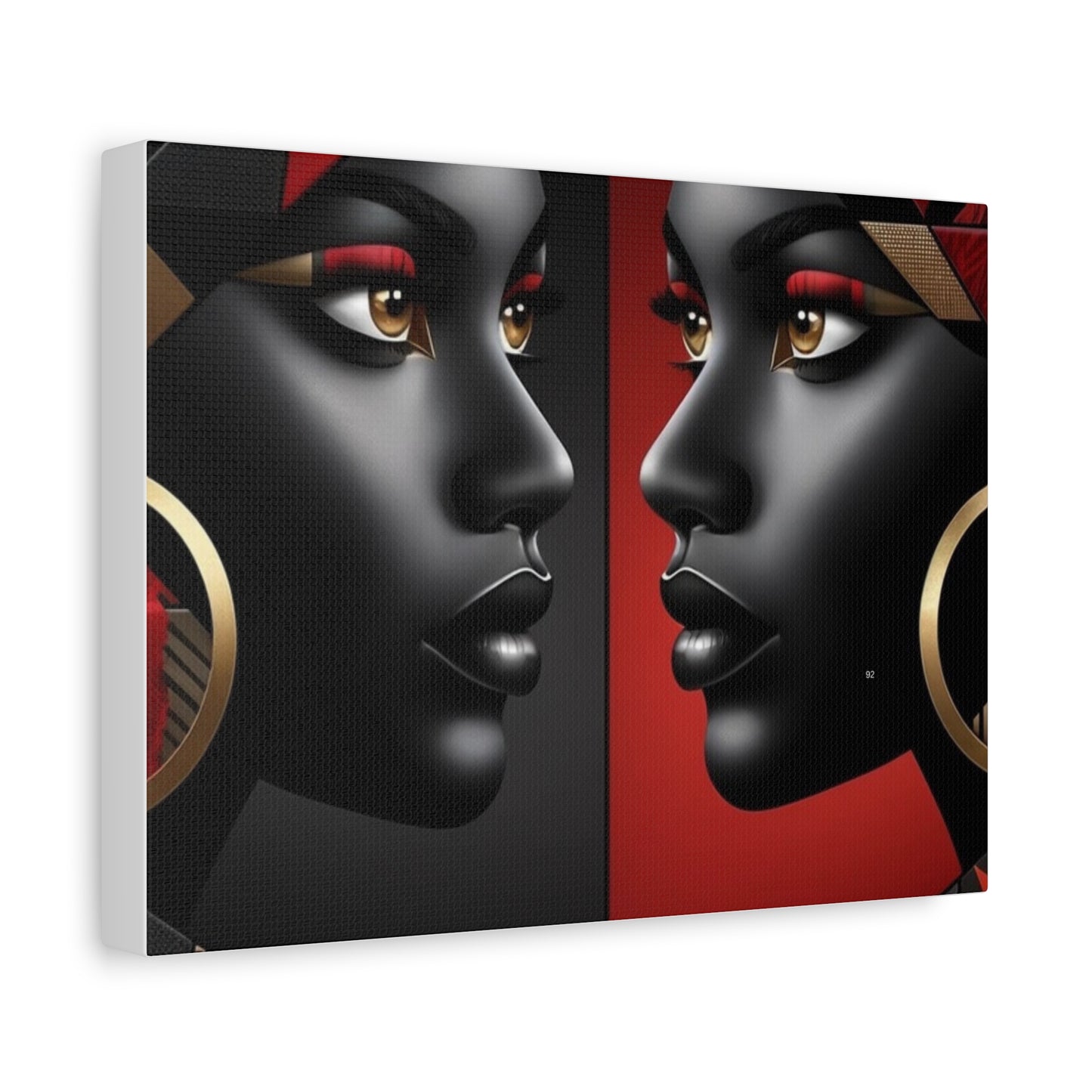 Dual Faced Matte Canvas, Stretched, 1.25" #DF1