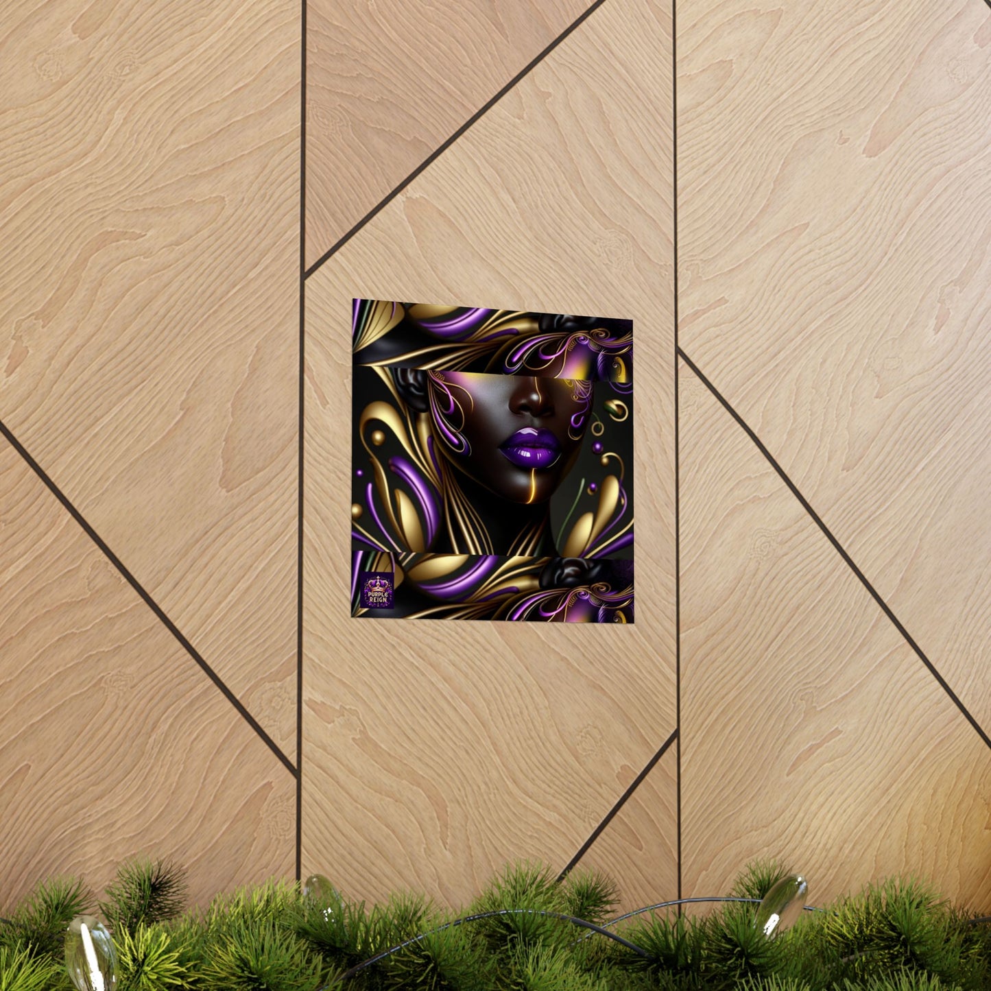 Purrple Reign Matte Vertical Posters #PR7