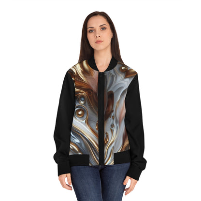 Ethereal Women's Bomber Jacket (AOP) #EC2