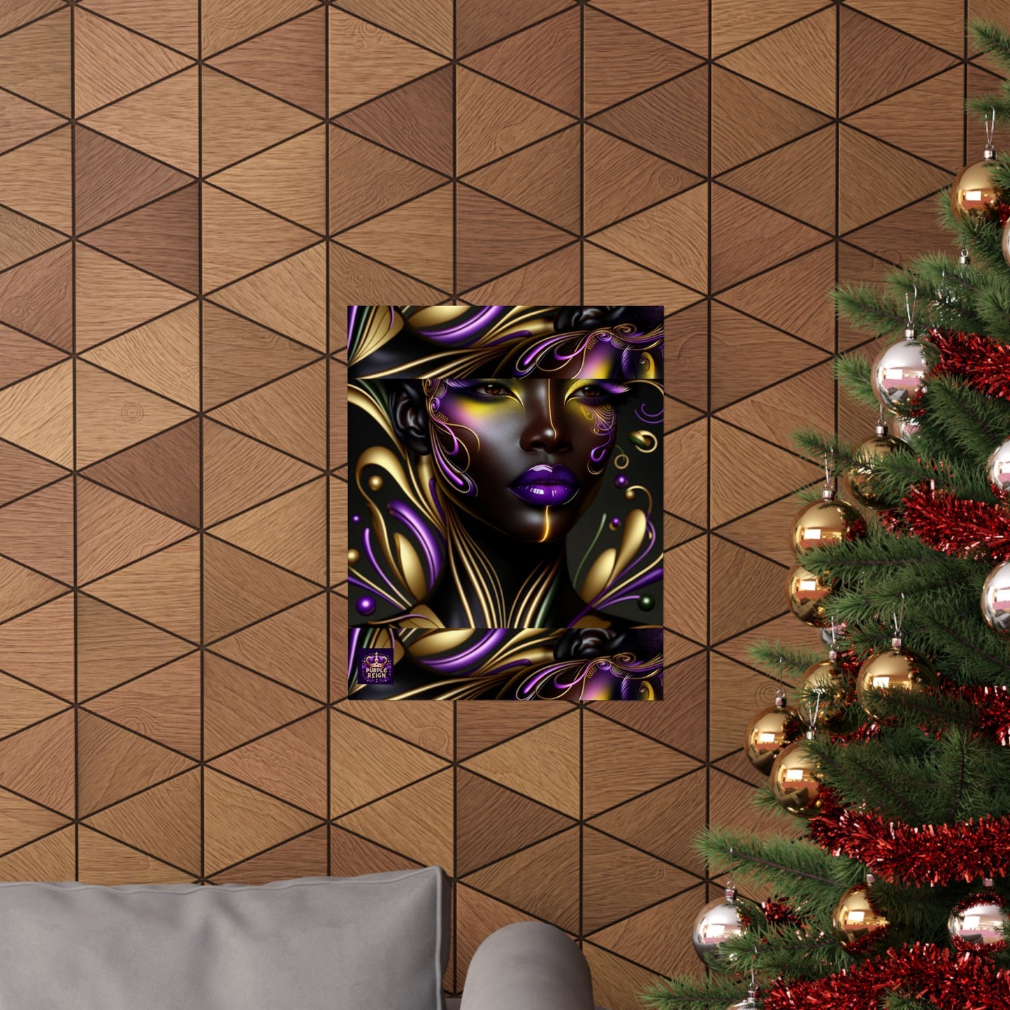 Purrple Reign Matte Vertical Posters #PR7