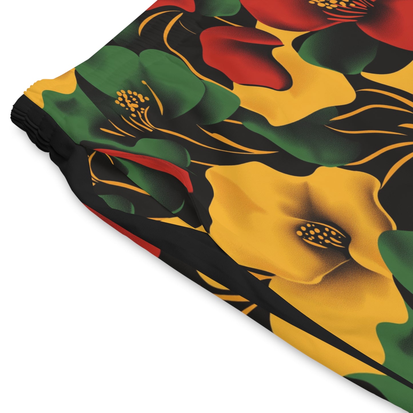 Tropical Floral Men#039 Beach Shorts - Vibrant Summer Vibes Pool Party Vacation Outdoor Activities Gift Idea