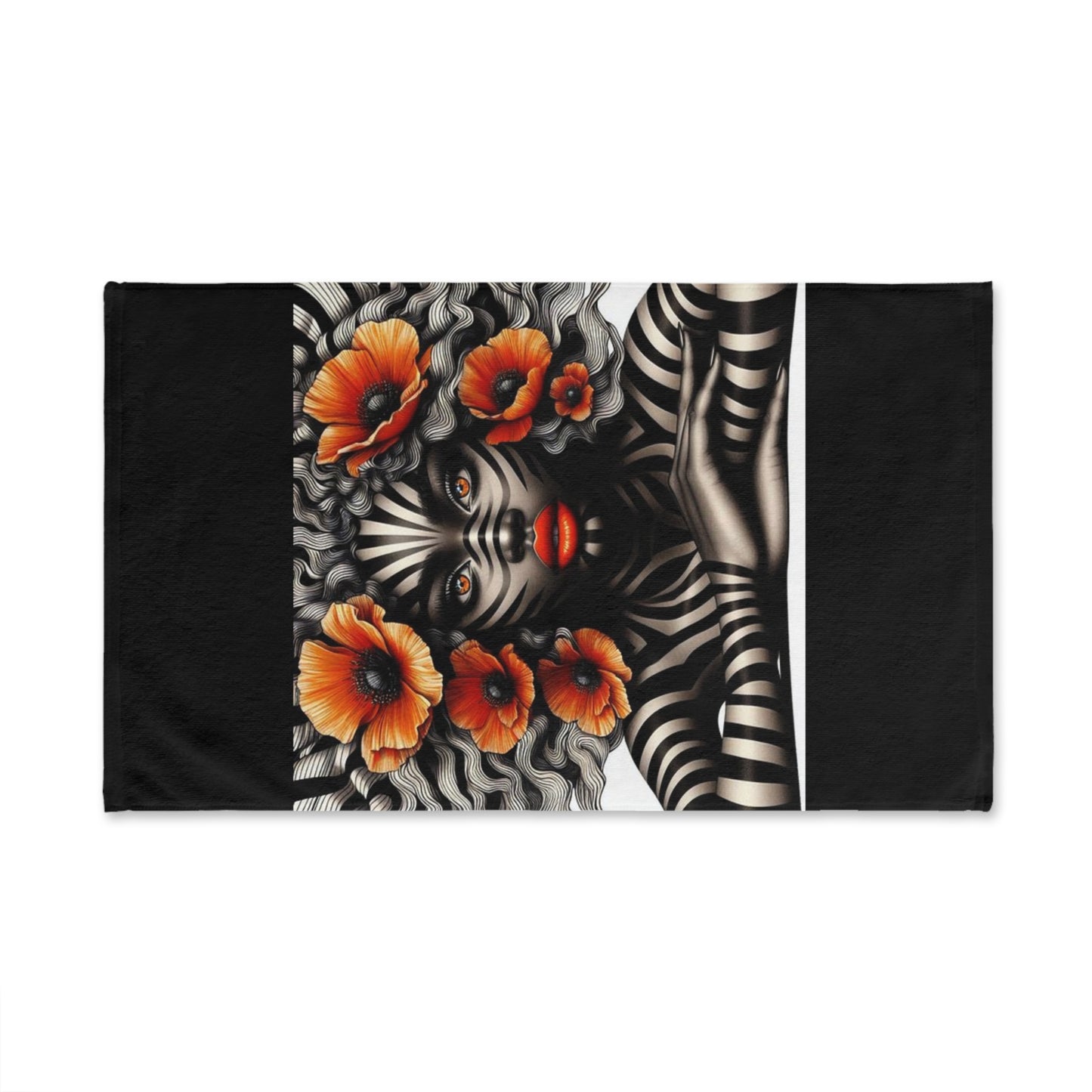 Zebra Fantasy Hand Towel #ZF29