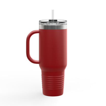 Afrocentric Tumbler Mug, Black Woman Afro Sunglasses Drinkware, Travel Coffee