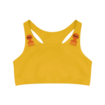 Afro Power Seamless Sports Bra (AOP) #AP1