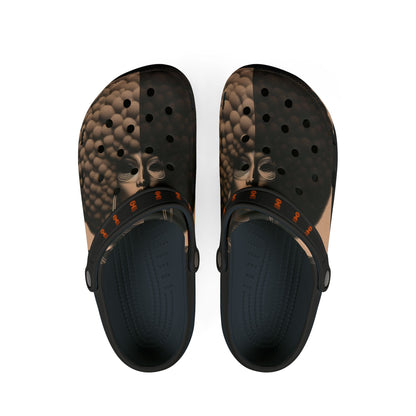 Afro Power EVA Foam Rubber Shoes (AOP) #AP3