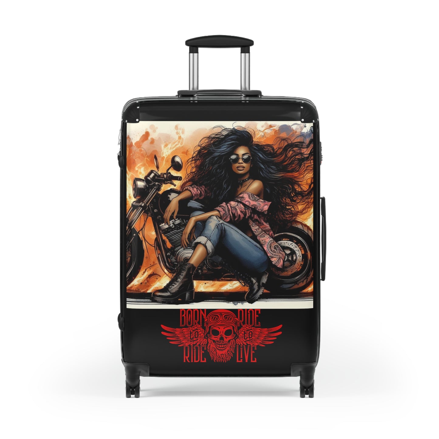 Born To Ride Suitcases #13M