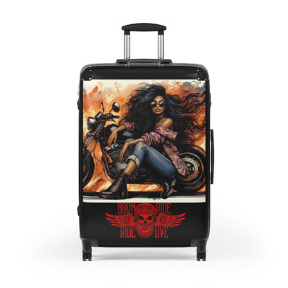 Born To Ride Suitcases #13M