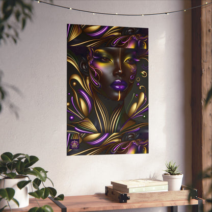 Purrple Reign Matte Vertical Posters #PR7