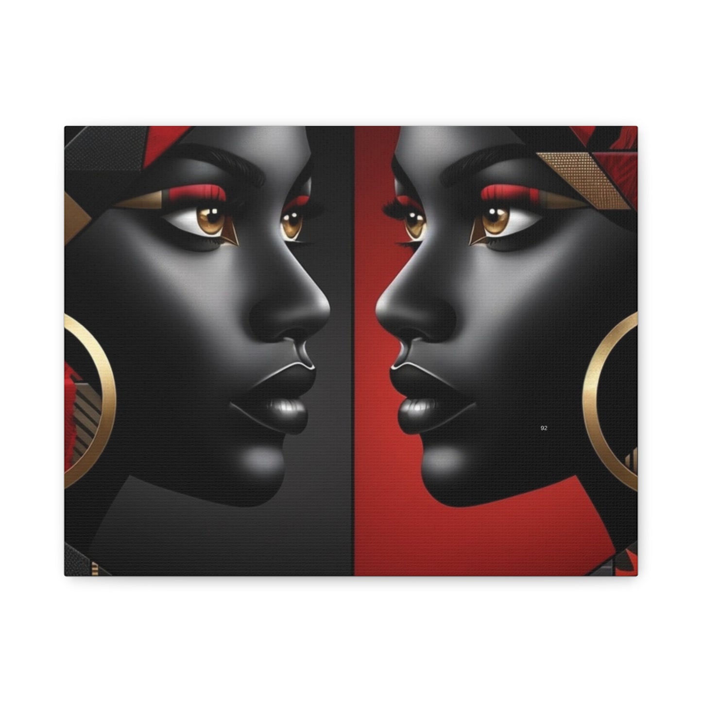 Dual Faced Matte Canvas, Stretched, 1.25" #DF1