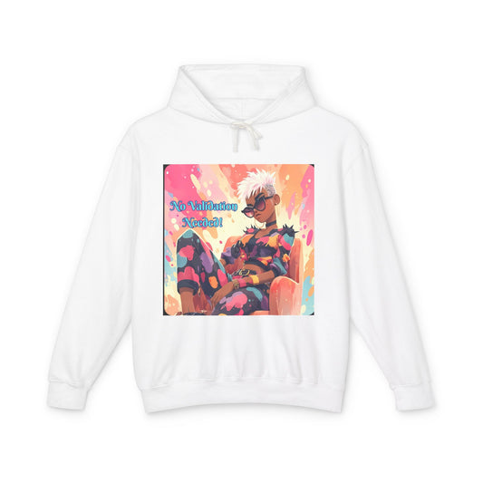 Empowering Affirmations Lightweight Hoodie, Inspirational Sweatshirt, Self Love