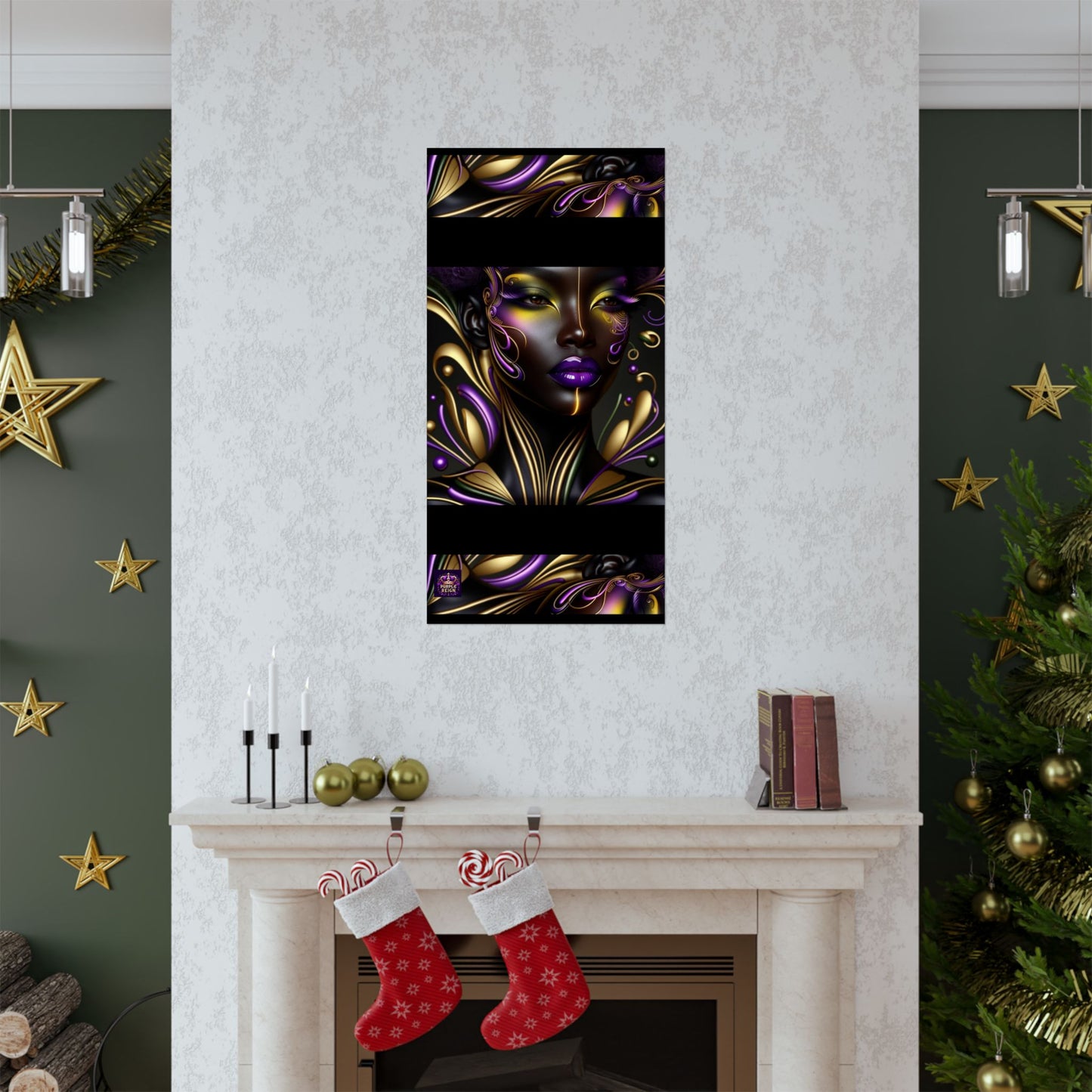 Purrple Reign Matte Vertical Posters #PR7