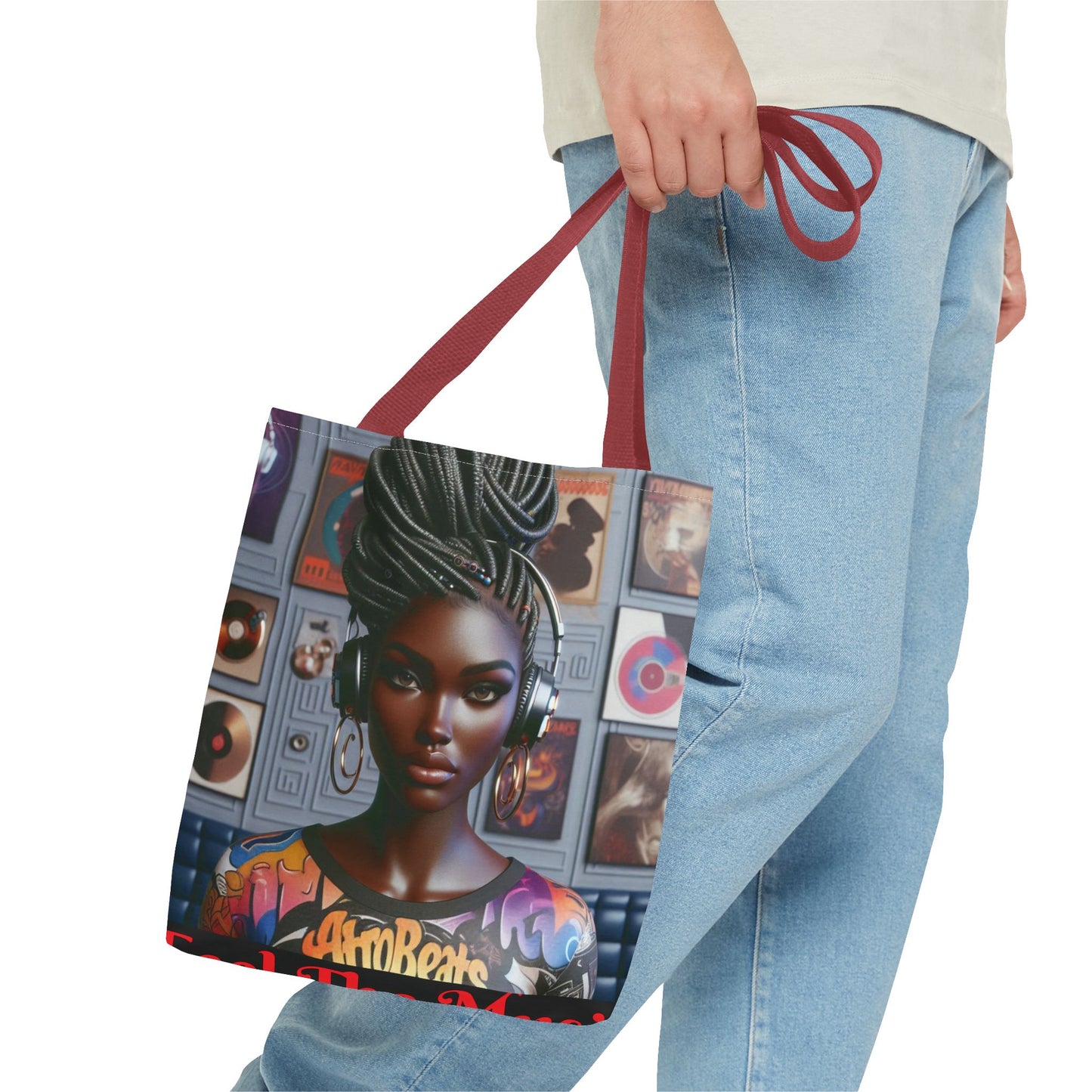 Feel The Music Tote Bag (AOP) #FM15