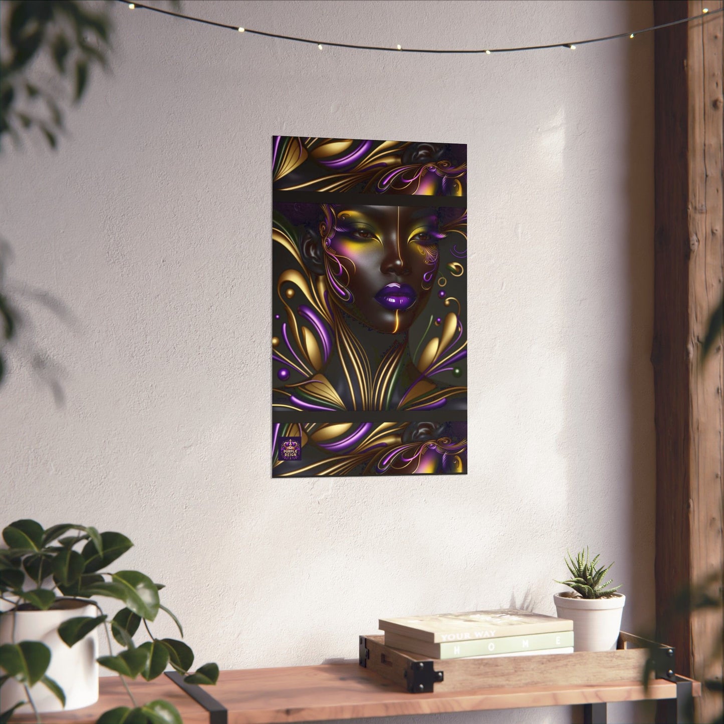 Purrple Reign Matte Vertical Posters #PR7